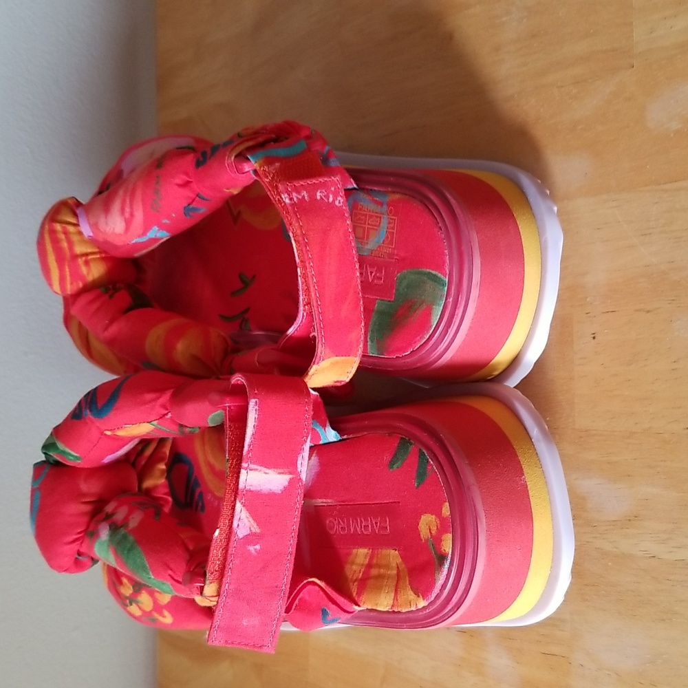 NEW FARM Rio Fruit Print Puffy Platform Sandals - Picture 8 of 12